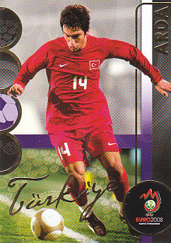Arda Turan Turkey Panini Euro 2008 Card Collection #188